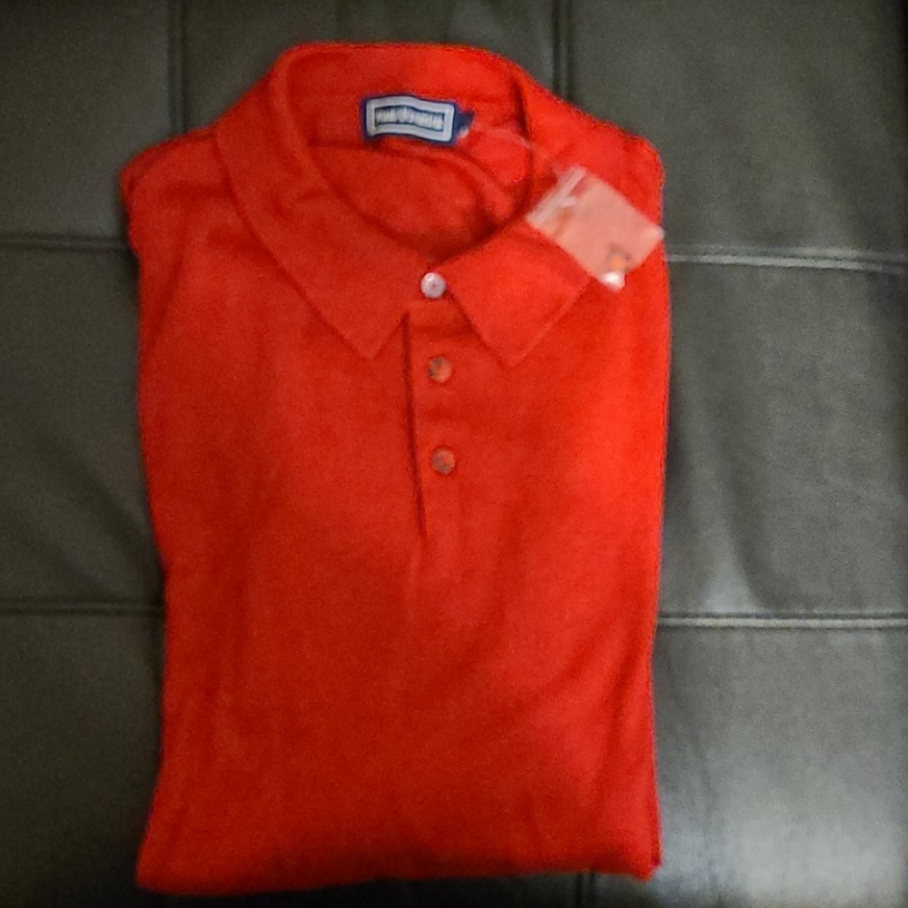 New Paul Fredrick Collared Sweater Silk Co…